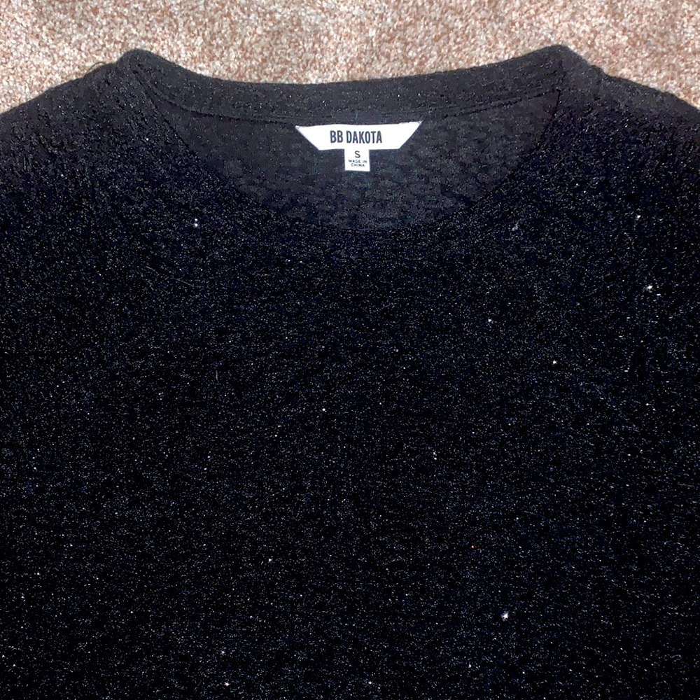 BB Dakota black sparkle top